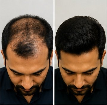 Hair Transplant Before and After